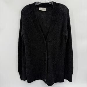 EVERLANE Womens Wool Alpaca Knit Sweater Size XXS Oversized Grandpa Cardigan